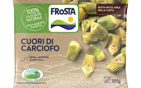 Cuori di carciofo surgelati Frosta, 100% naturali, senza additivi. Ideali per preparare gustosi piatti, scopri come congelare i carciofi per averli sempre pronti.