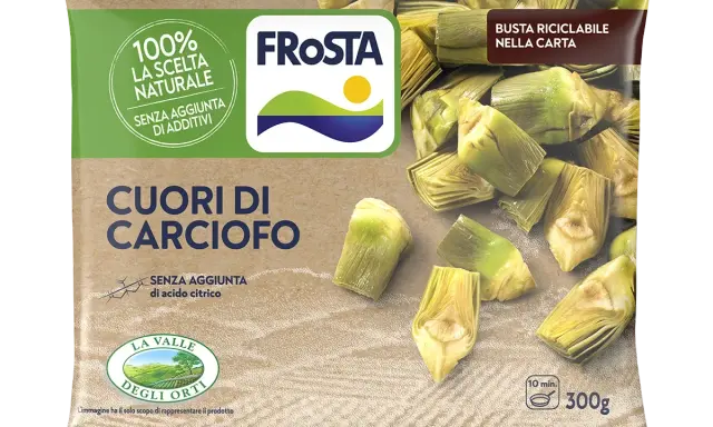 Cuori di carciofo surgelati Frosta, 100% naturali, senza additivi. Ideali per preparare gustosi piatti, scopri come congelare i carciofi per averli sempre pronti.